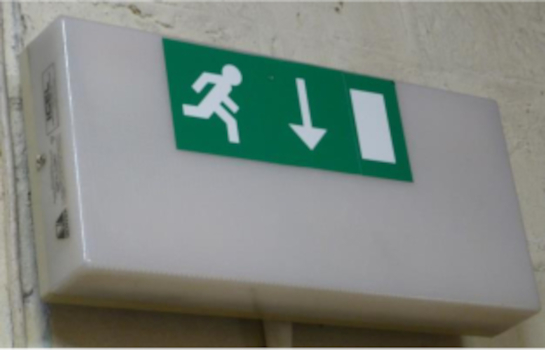 Emergency exit indicator