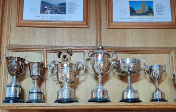 Ringing trophies at Kingsteignton, Devon